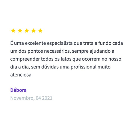 Depoimento de paciente