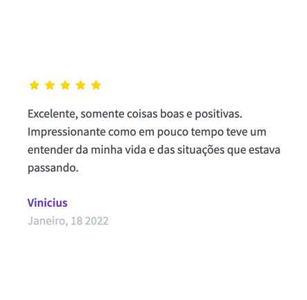 Depoimento de paciente